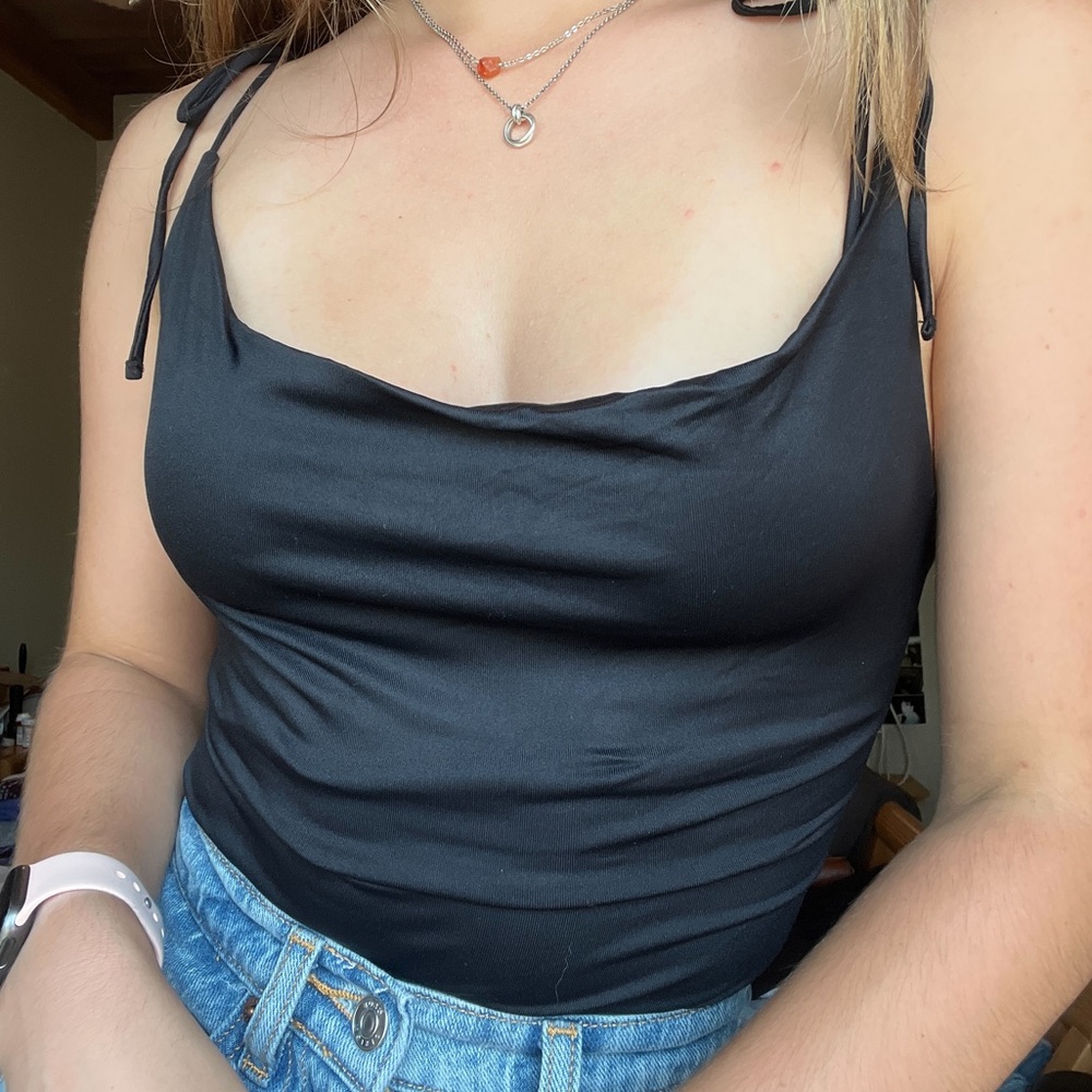 SOLD!! BERSHKA COWL NECK BODYSUIT
